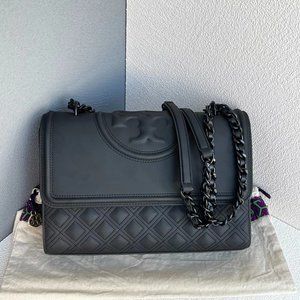 New Tory Burch Fleming Matte Convertible Shoulder Bag